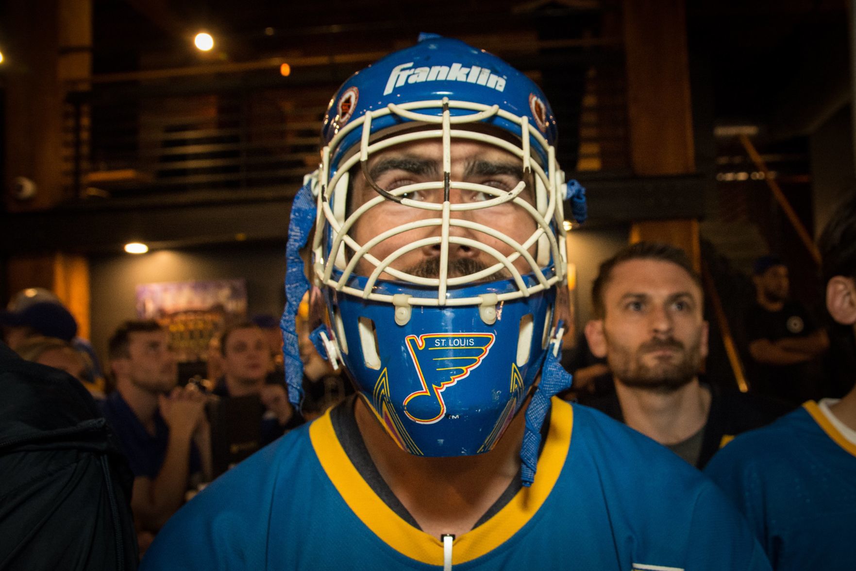 Blues Fans at Wheelhouse during Stanley Cup Final Game 7. Spons